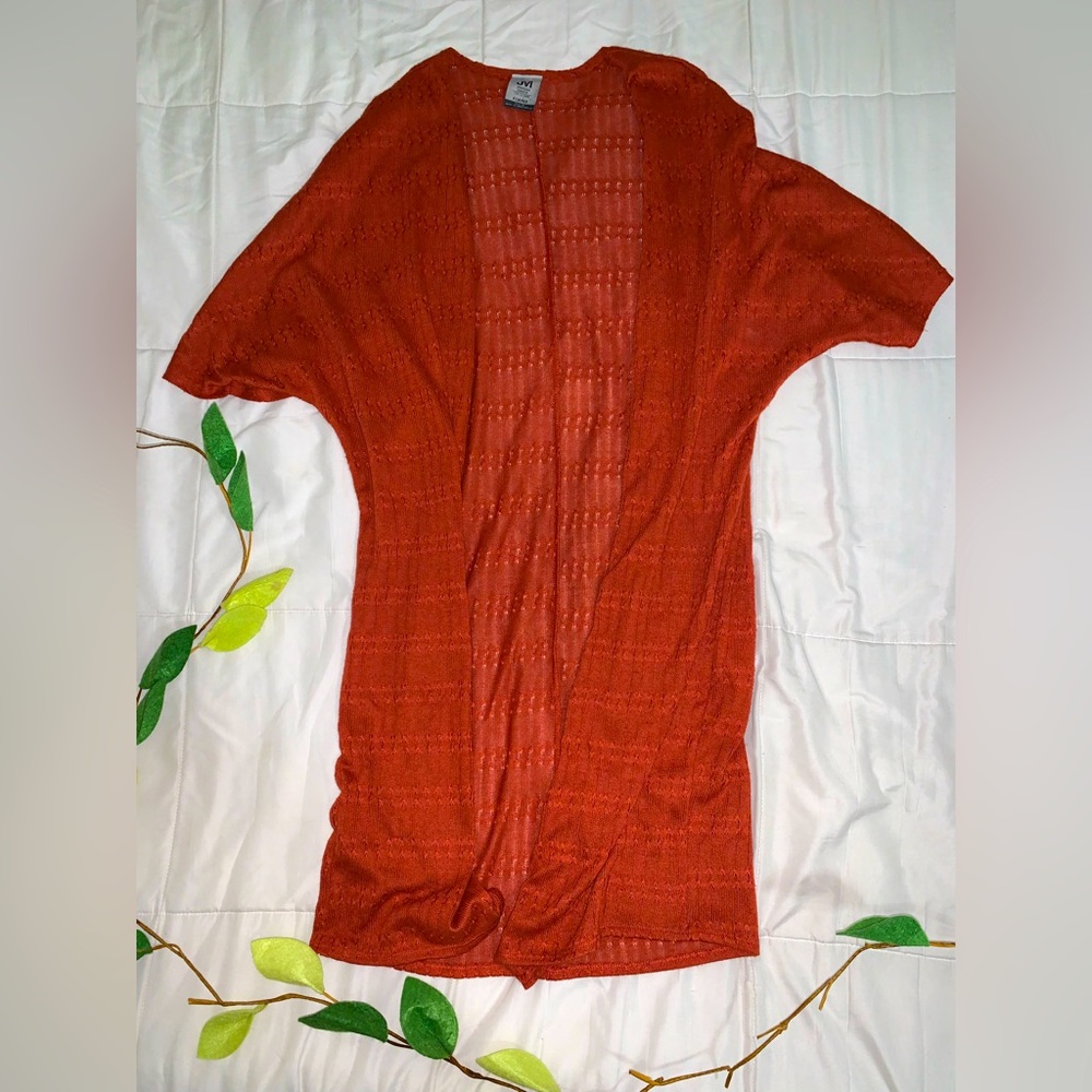 Burnt orange cardigan